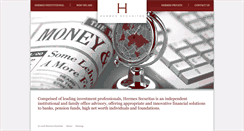 Desktop Screenshot of hermessecuritas.com